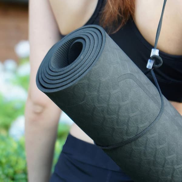 Yogamatte svart