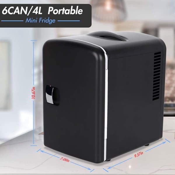 Minikøleskab/varmer 4 liter 220V + 12V adapter
