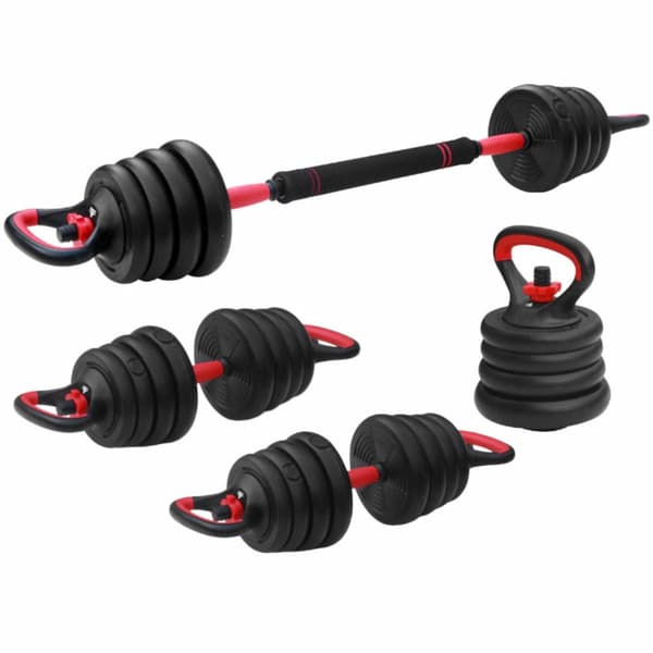 3-i-1 justerbart vektsett 15 kg