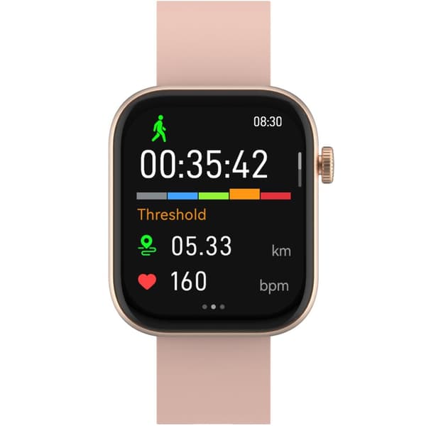 Bluetooth AMOLED Smart Watch Pink / Beige