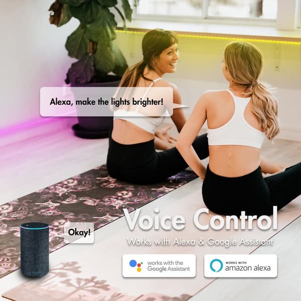 Smart RGB+CCT (RGB + Varm-kølig hvid) Lys-strip 5m WiFi Tuya
