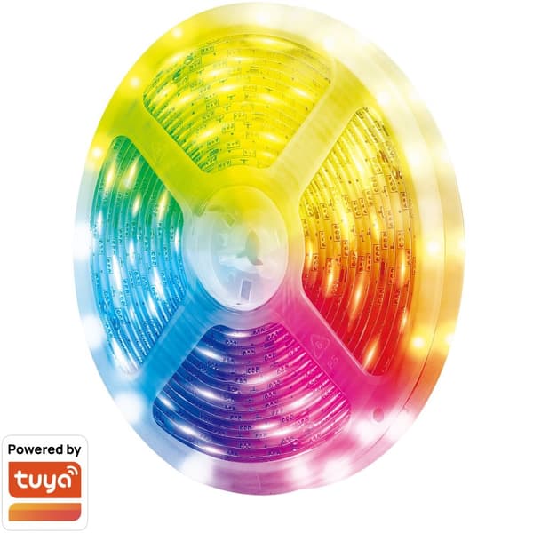 Smart RGB+CCT (RGB + Varm-kølig hvid) Lys-strip 5m WiFi Tuya