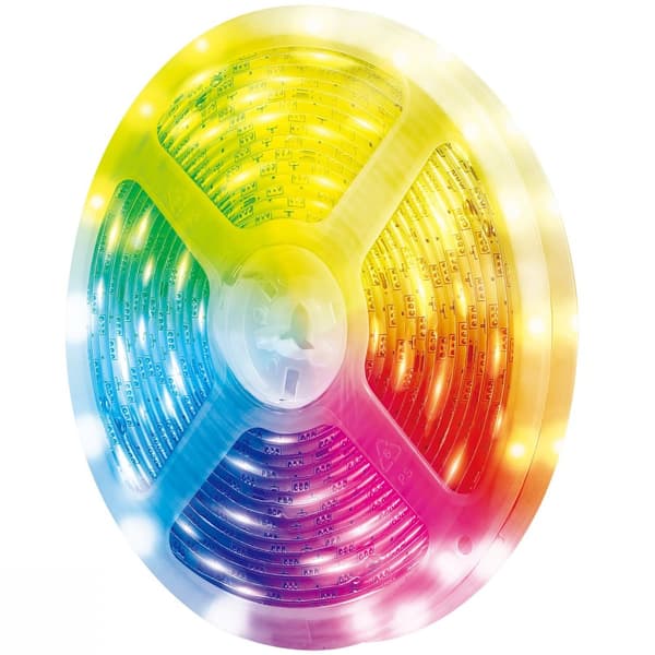 Smart RGB+CCT (RGB + Varm-kald hvit) Lys-strip 5m WiFi Tuya