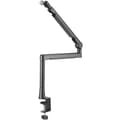 Miniatyrbillede 2 af 8: Professionel studiemikrofonarm med kabelstyring Aluminium Sort