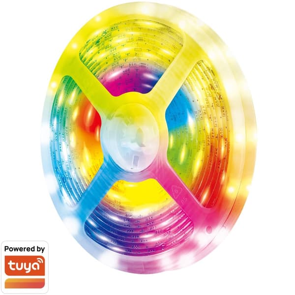 Smart Digital RGB LED strip adresserbar 400 lm 5m LED WiFi Tuya