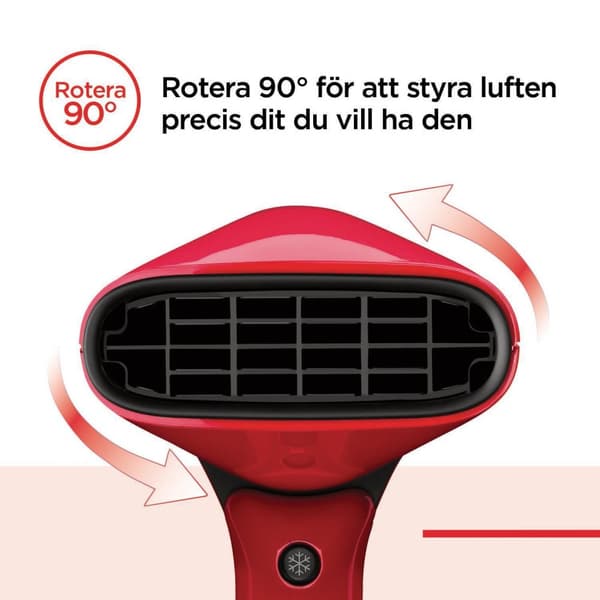 Hårføner Airflow Control 2000watt RVDR5320