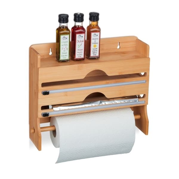 Holder for veggruller laget av bambus