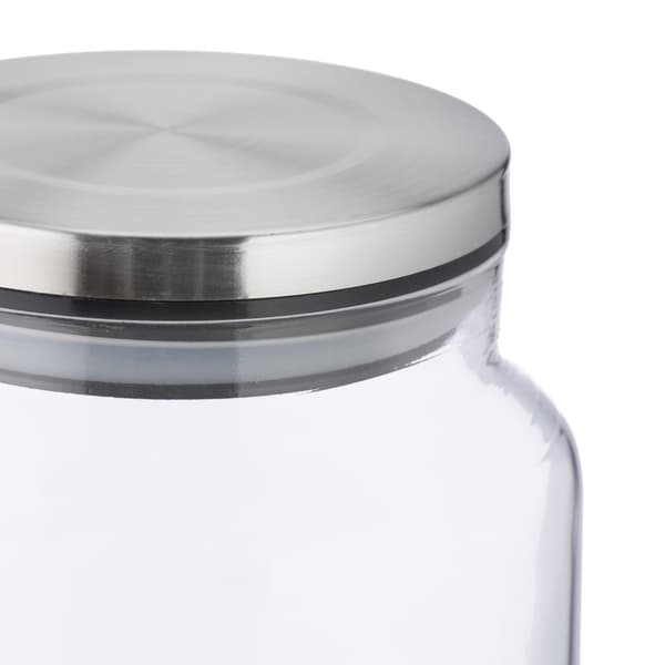 sæt med 3 opbevaringsglas med låg 1500 ml