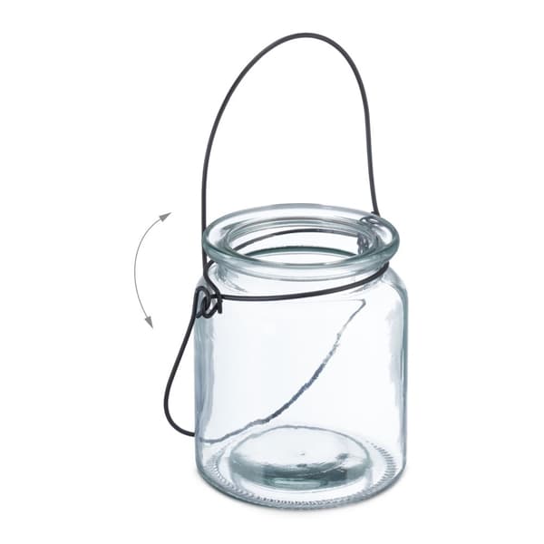 Sett med 12 lykter i glass