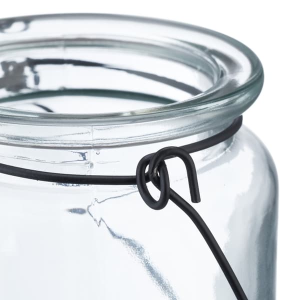 Sett med 12 lykter i glass