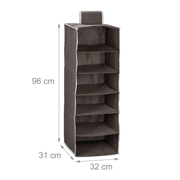 Hengende hylle Garderobeskap 6 rom