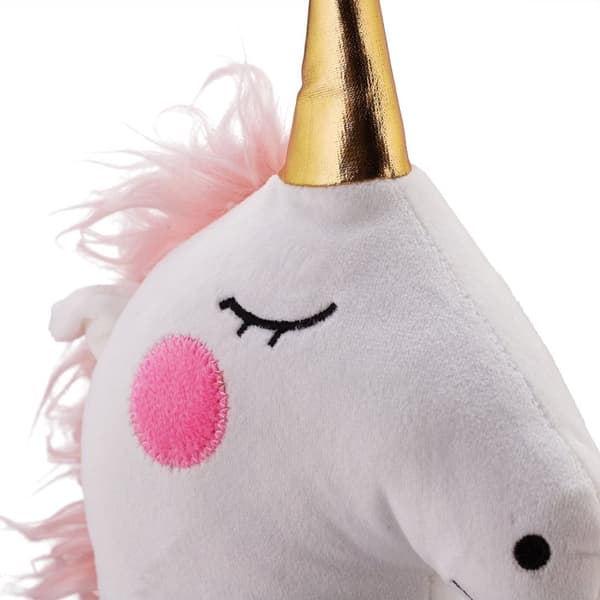 Unicorn dørstopper i hvitt