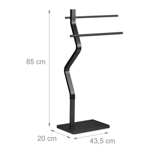 Håndklædeophæng med buet design