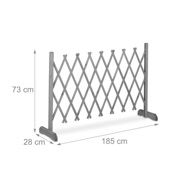 Uttrekkbart espalier grå
