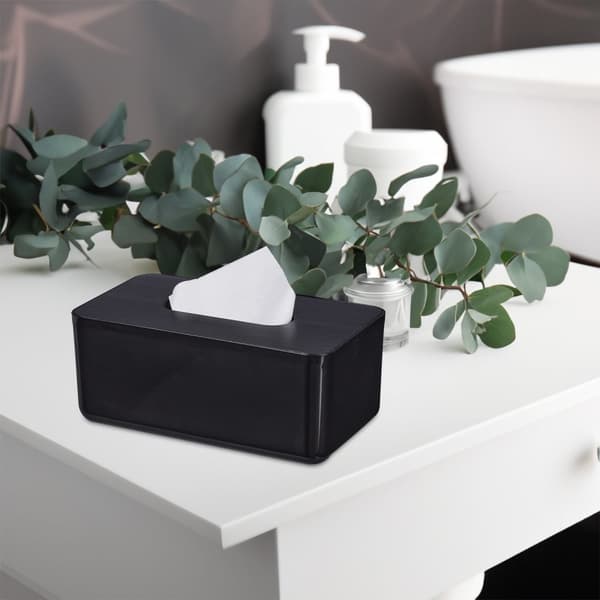 Tissue box med bambus låg