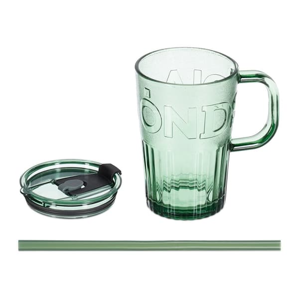 Sæt med 4 drikkeglas med håndtag