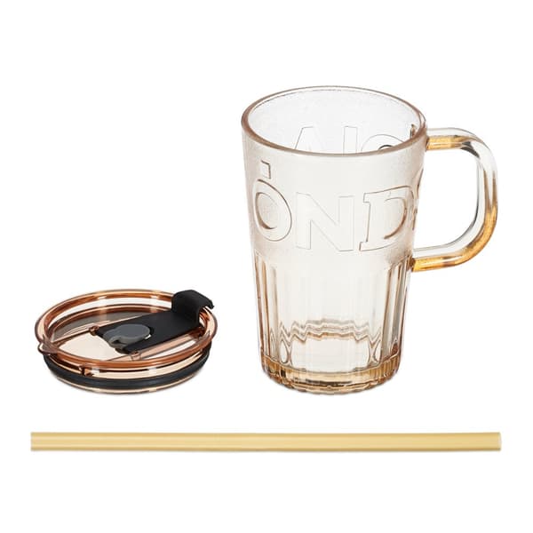 Set med 4 dricksglas med handtag