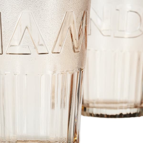 Set med 4 dricksglas med handtag