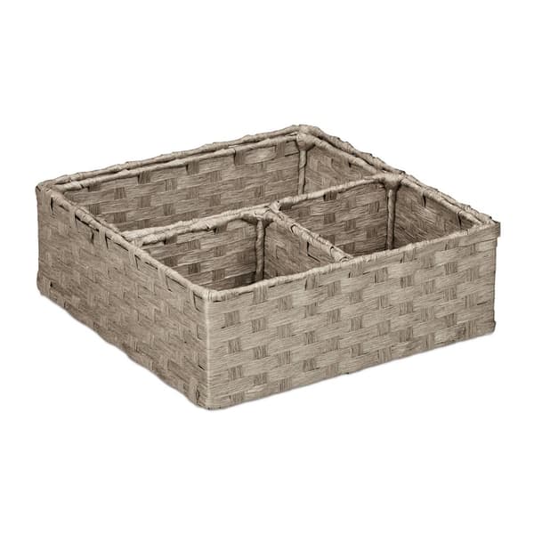 Kudottu säilytyskori, 4 kpl