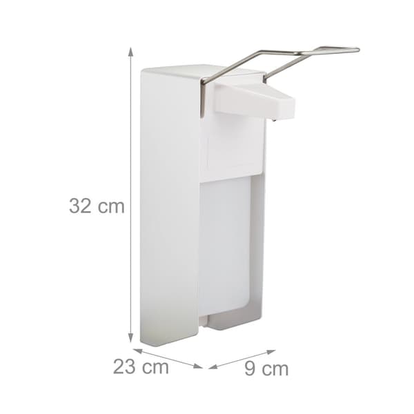 Dispenser til desinfektionsmiddel 1000 ml sæt af 2