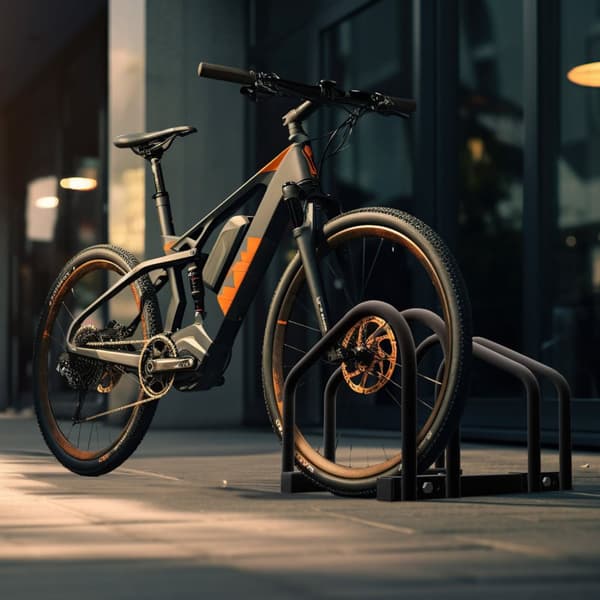 Cykelstativ til 2 cykler