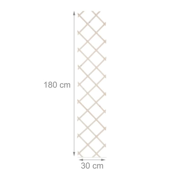 Uttrekkbart espalier i tre, sett med 3