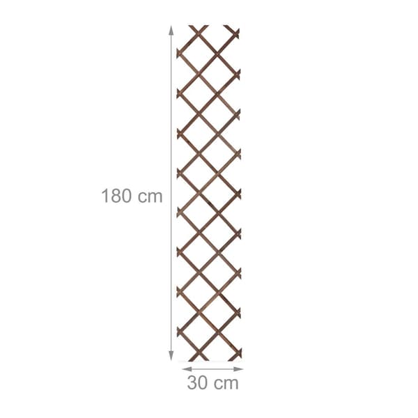 Uttrekkbart espalier i tre, sett med 3
