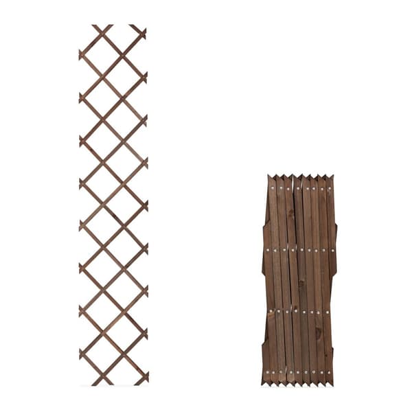 Uttrekkbart espalier i tre, sett med 3