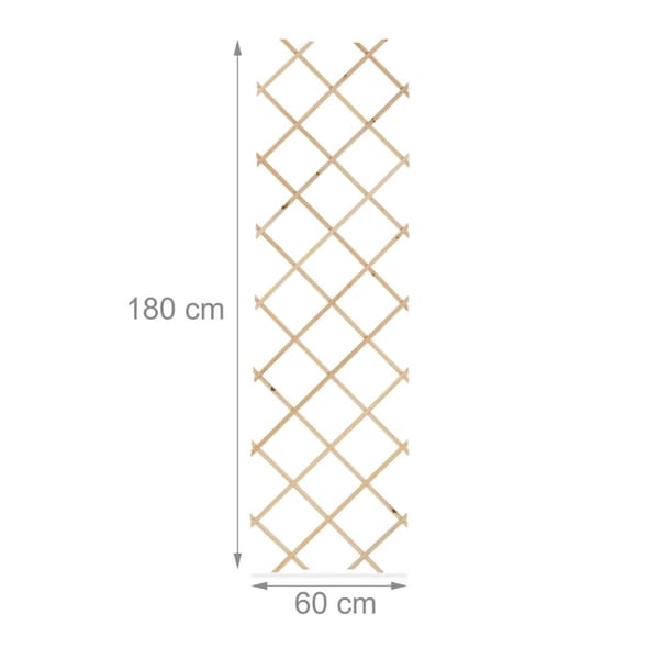 Uttrekkbart espalier i tre, sett med 3
