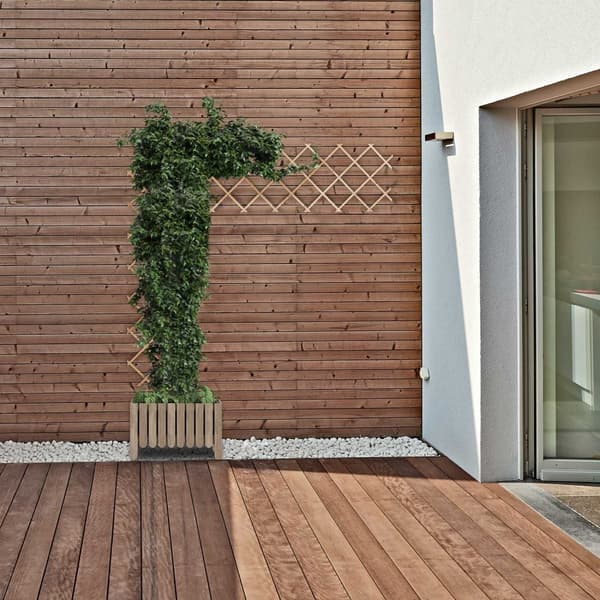 Uttrekkbart espalier i tre, sett med 3