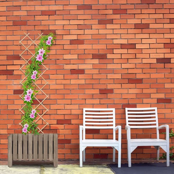Uttrekkbart espalier i tre, sett med 3