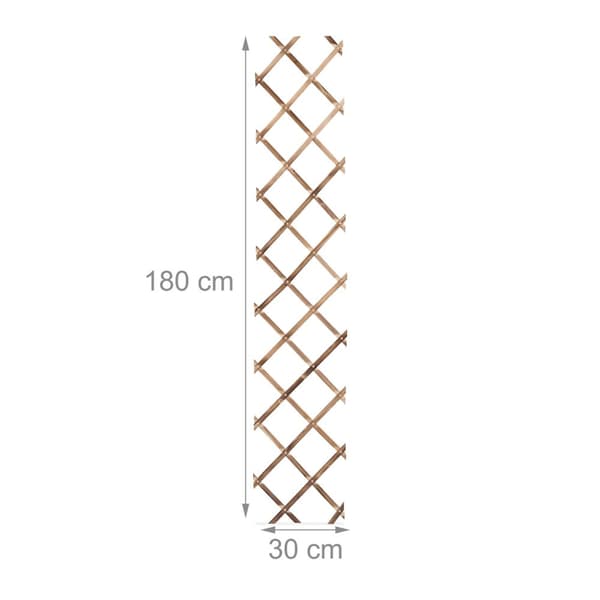 Uttrekkbart espalier i tre, sett med 3