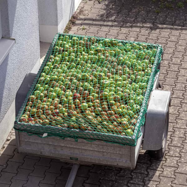 Grönt släpvagnsnät 2,3 x 3,5 m