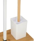 Miniatyrbillede 9 af 9: Toiletstol i bambus og rustfrit stål