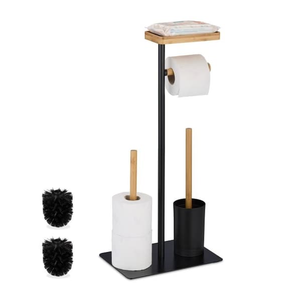 WC stol i bambus og jern