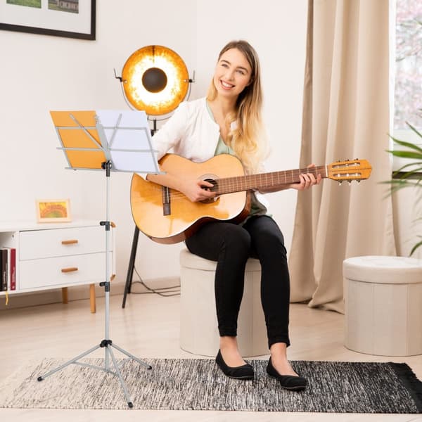 Taitettava musiikkiteline