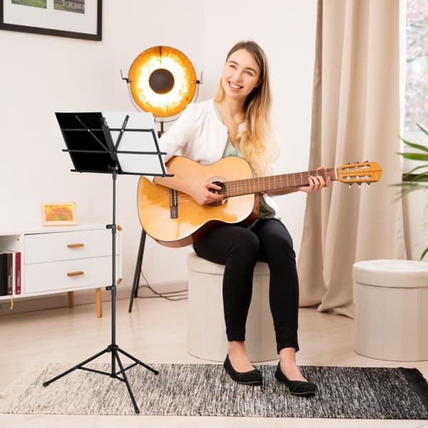 Taitettava musiikkiteline
