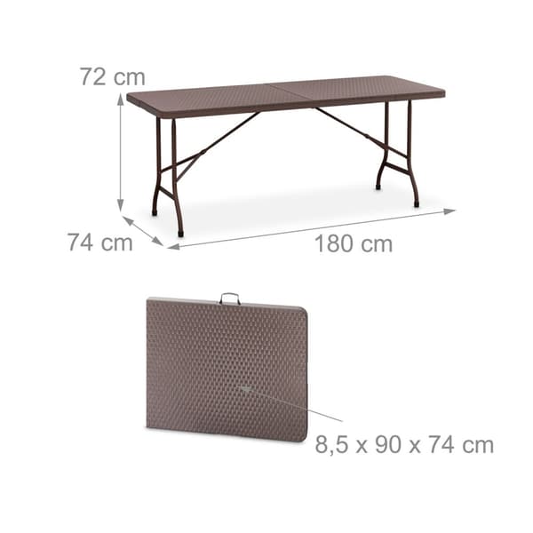 Sammenleggbart hagebord