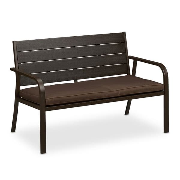 Hagebenk med sittepute