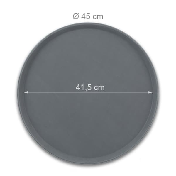 Rundt serveringsbrett 2-pakning 45 cm