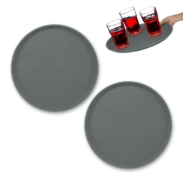 Rundt serveringsbrett 2-pakning 40 cm