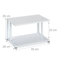 Miniatyrbilde 4 av 6: Skriverstativ med 2 hyller