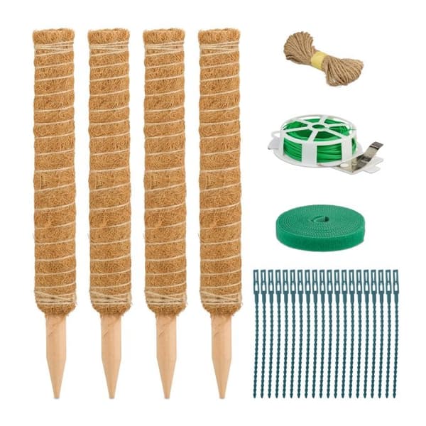 Kokosbarer 4-pakning 40 cm med tilbehør
