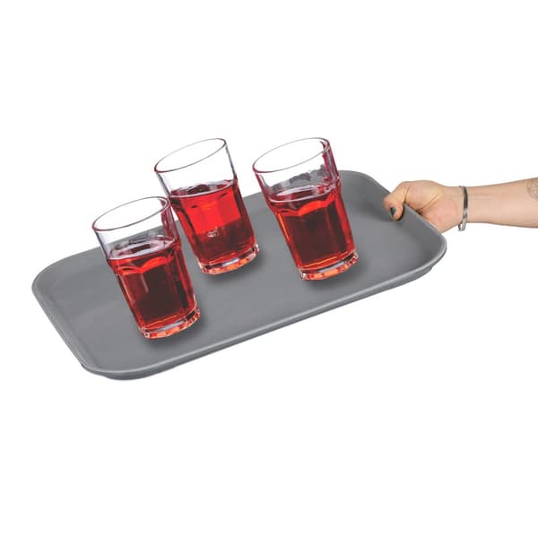 Serveringsbricka 2-pack i grått