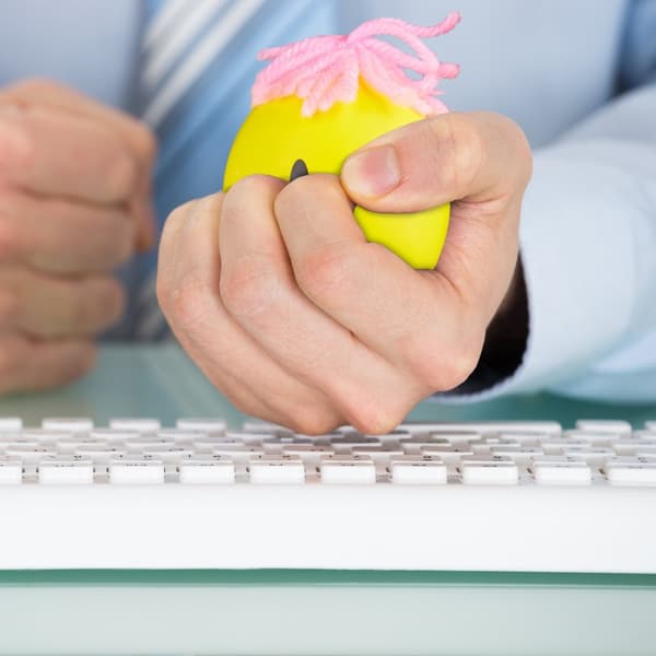 Stressball 6 cm 12-pakning