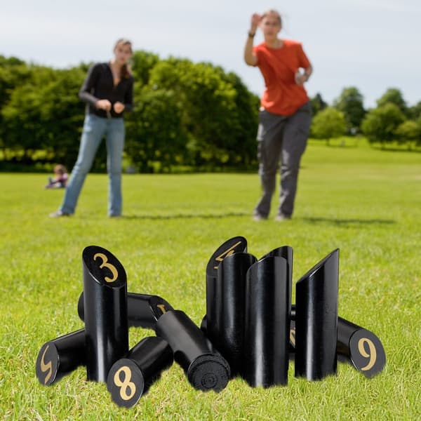 Black Kubb-spill med veske