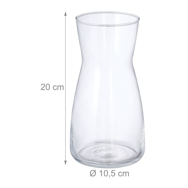 Blomstervase i glas