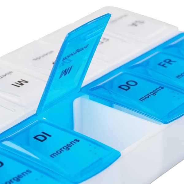 3-pack tabletterlådor 7 dagar 2 fack