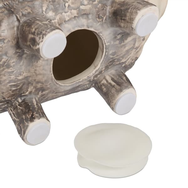 Sparegris med bark