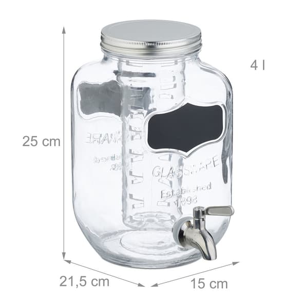 Drikkedispenser med fruktinnsats 4 L